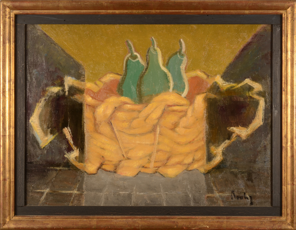 Jules Boulez — the painting in its original frame