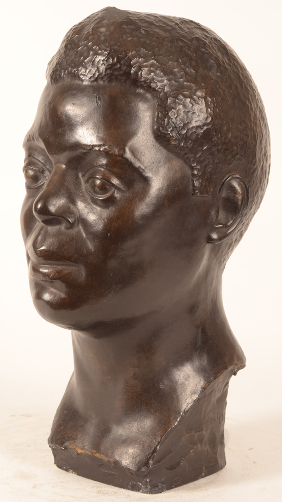 Roger Bracke — Portret van een mogelijk Afrikaanse man uit januari 1941
