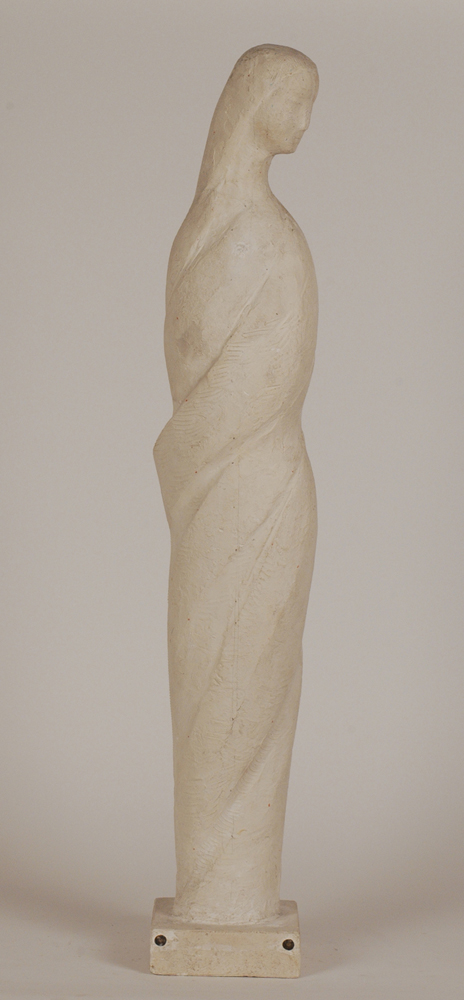 Roger Bracke — Standing figure, plaster cast.