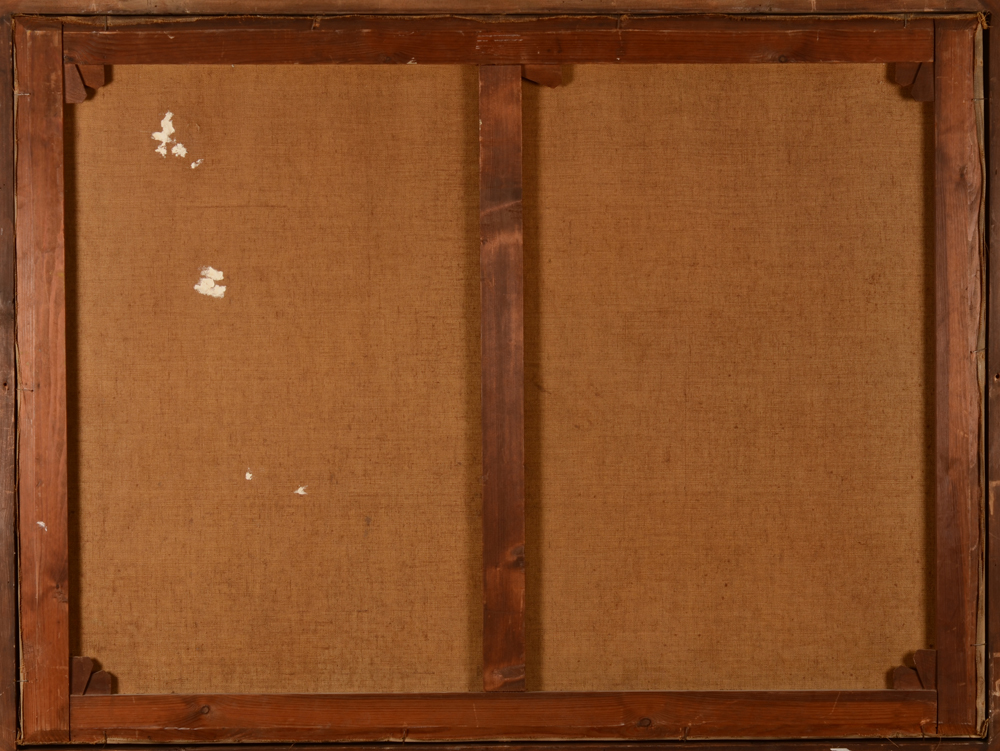 Emile Jean Braun — Back of the canvas