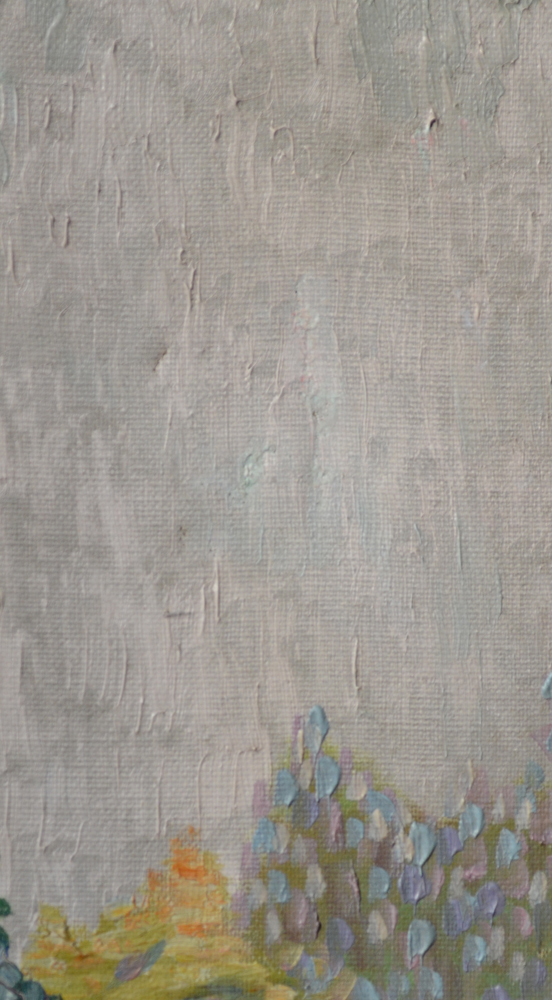 Emile Jean Braun — Detail of a restauration top right in the sky