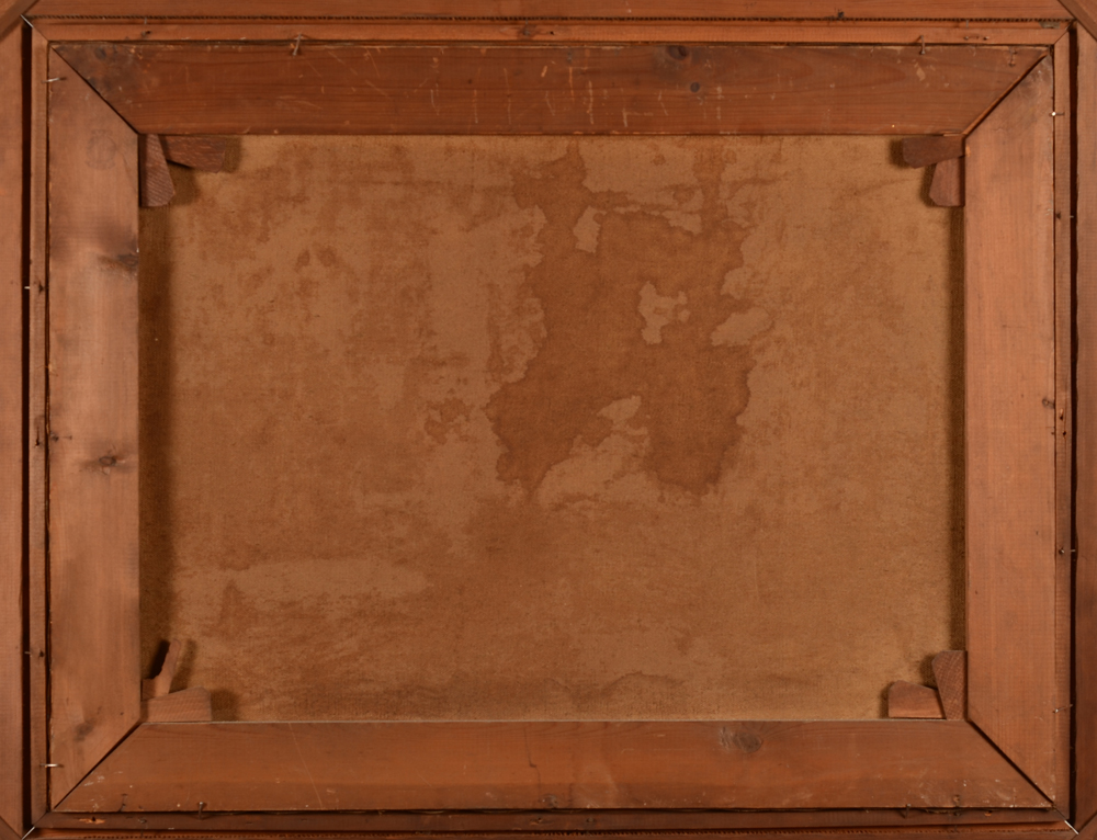 Johann Ulrik Bredsdorff — Back of the canvas