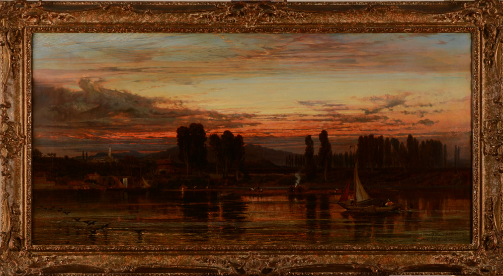 Frederick Lee Bridell — the painting in its modern frame