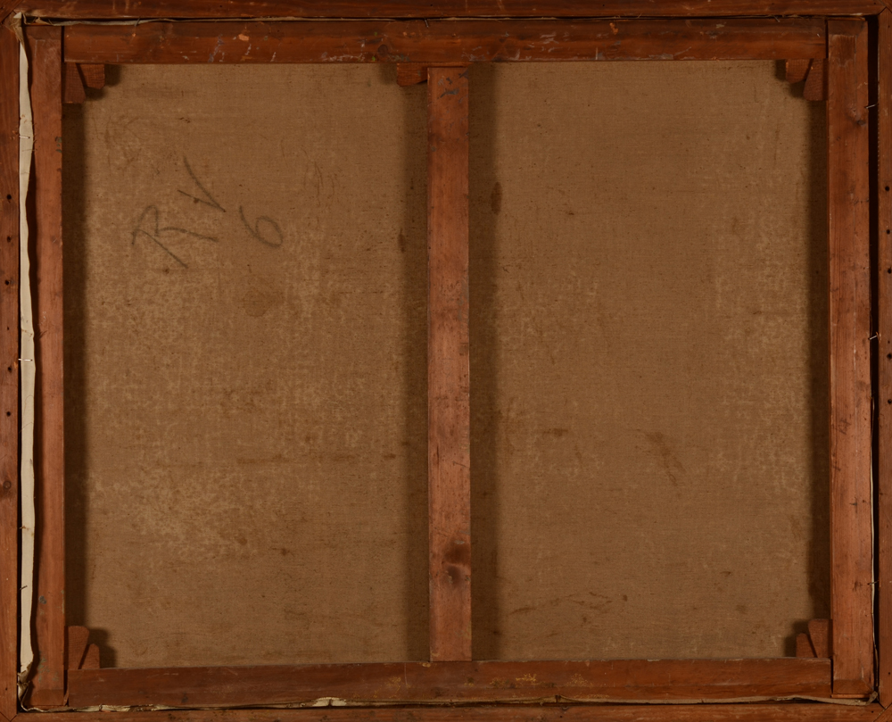 ?Herman Broeckaert — Back of the canvas