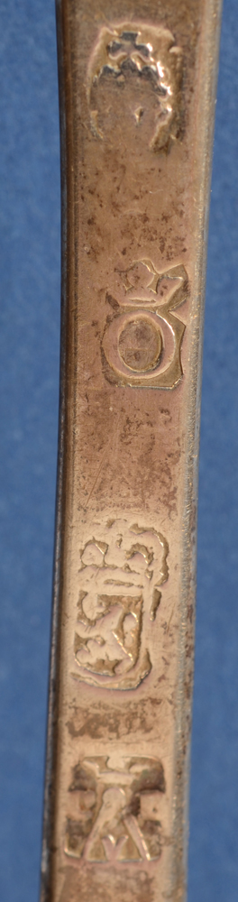 Unknown Brussels silversmith — Marks of the spoon