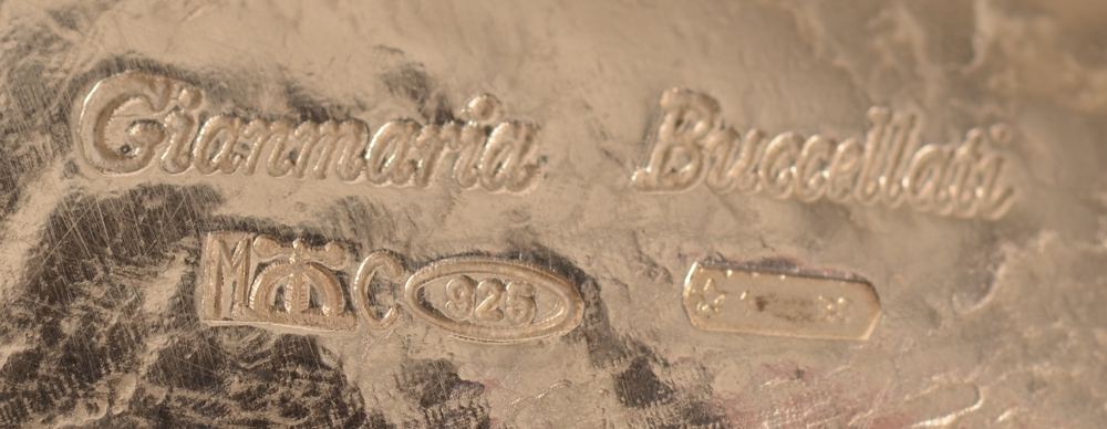 Gianmaria Buccellati — Marks on the back of the dish