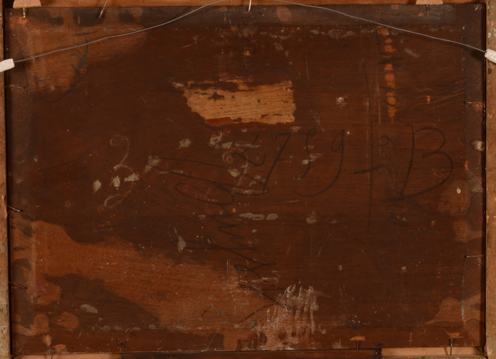 Georges Buysse Mariekerke — Back of the painting