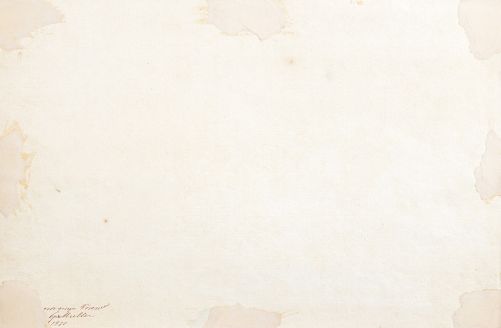 Muller (Dutch or Flemish school 19 century) — Back of the sheet
