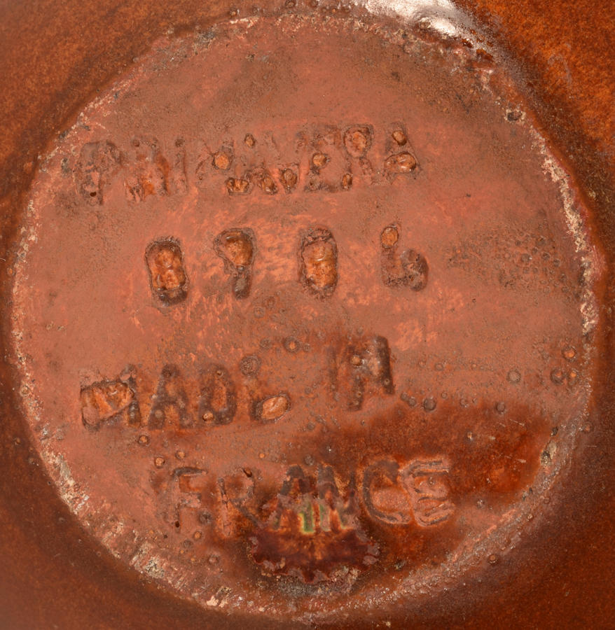 CAB (Céramique d'Art Bordeaux) Bordeaux, for Primavera Paris — Marks on the bottom of the base