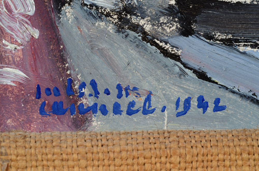Jules-Marie Canneel — Signature of the artist and date, bottom left.