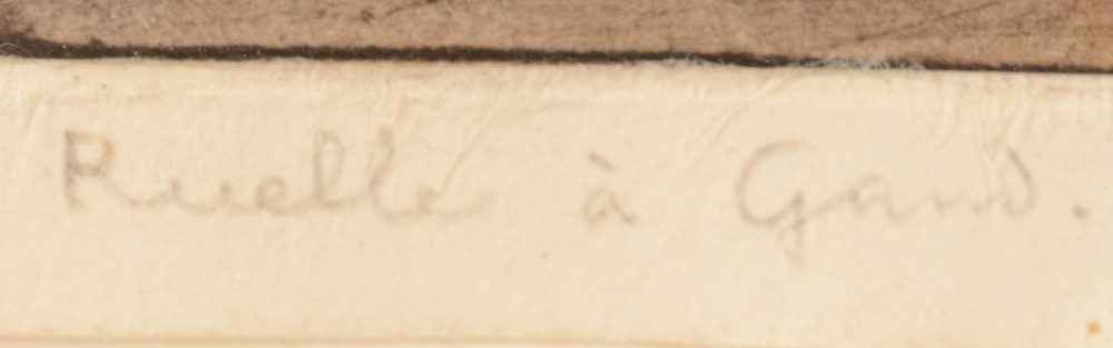 Jan-Frans Cantré Etching — Title&nbsp;