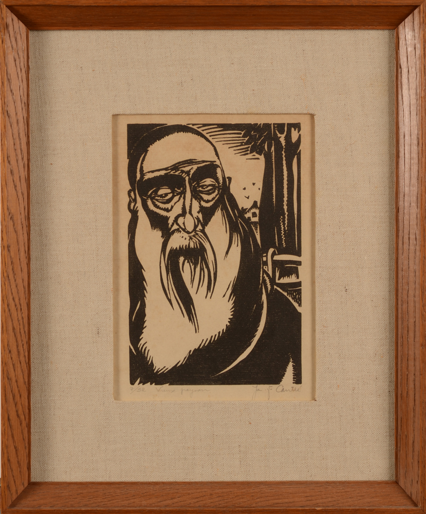 Jan-Frans Cantré — The woodcut in its later frame