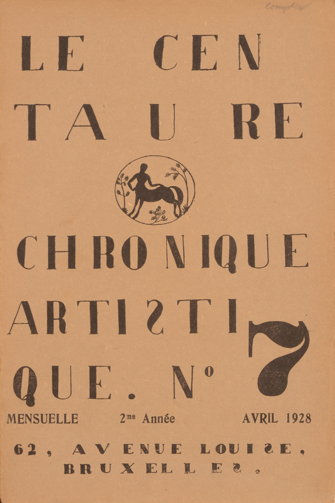 Le Centaure — April 1928