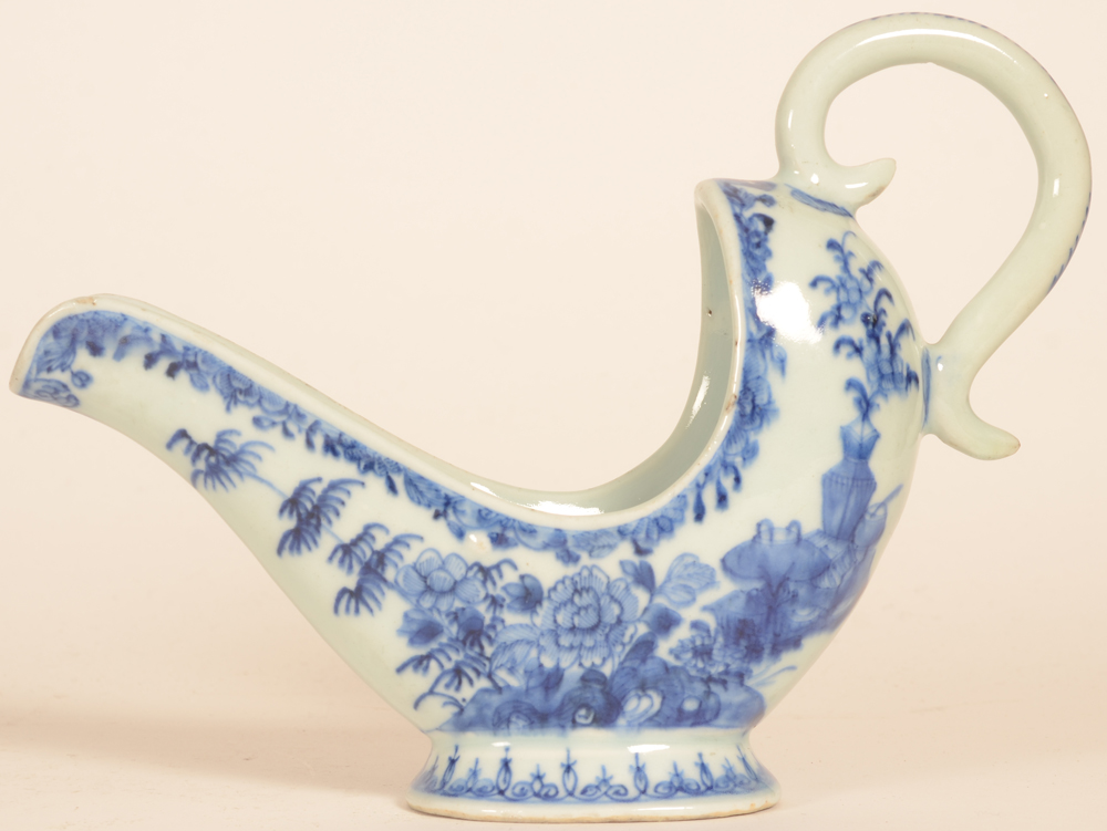 Chinese sauce boat — Saucière en porcelaine de Chine, fin 18e