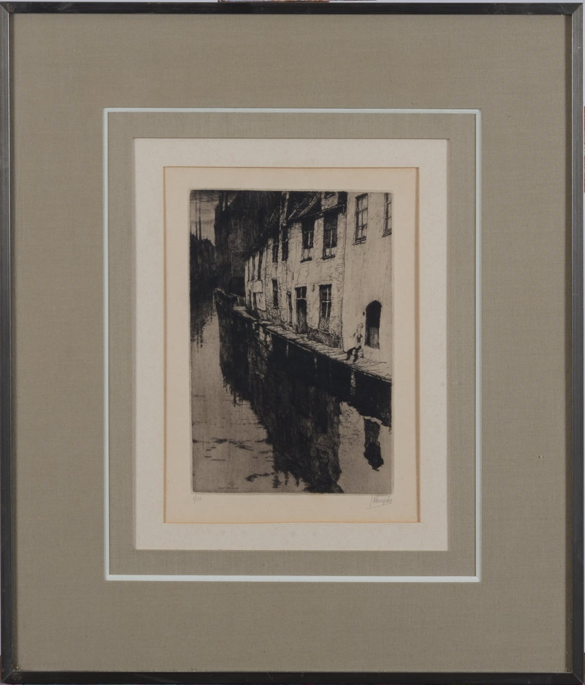 Jules De Bruycker — The etching in its modern frame
