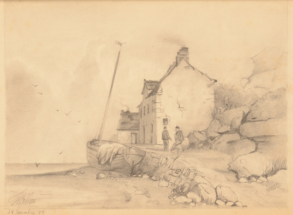Johan Godefriedus Coblijn — signed and dated bottom left, pencil on paper