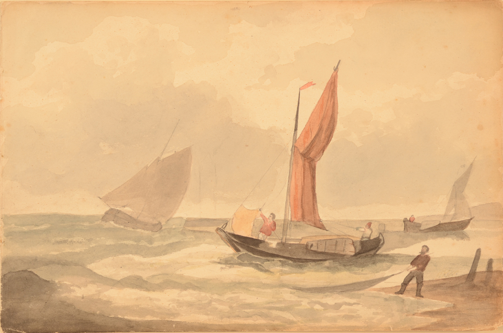 Johan Godefriedus Coblijn — Unsigned watercolour