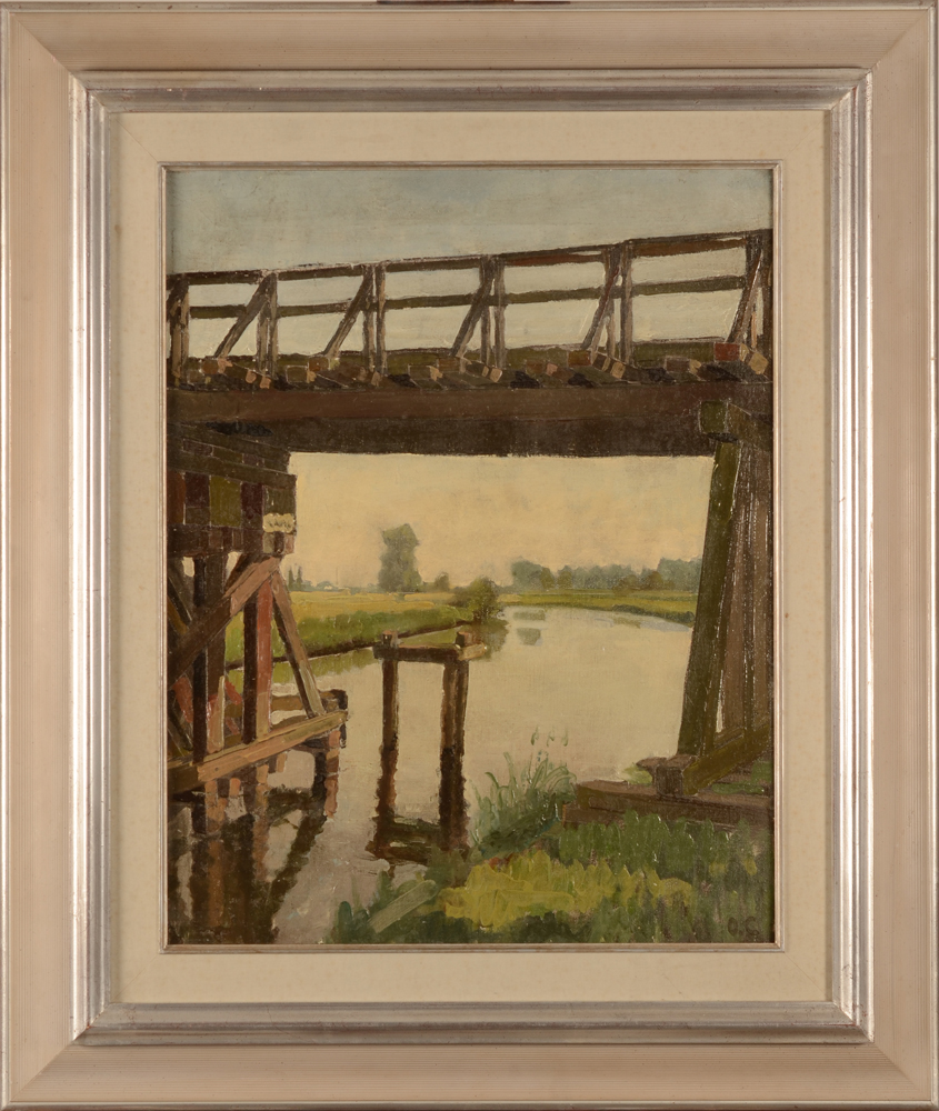 Oscar Coddron — the painting in its modern frame