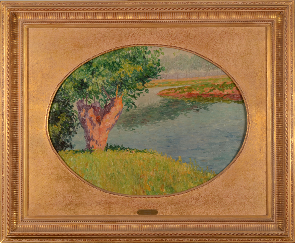 Oscar Coddron — The painting in its modern frame