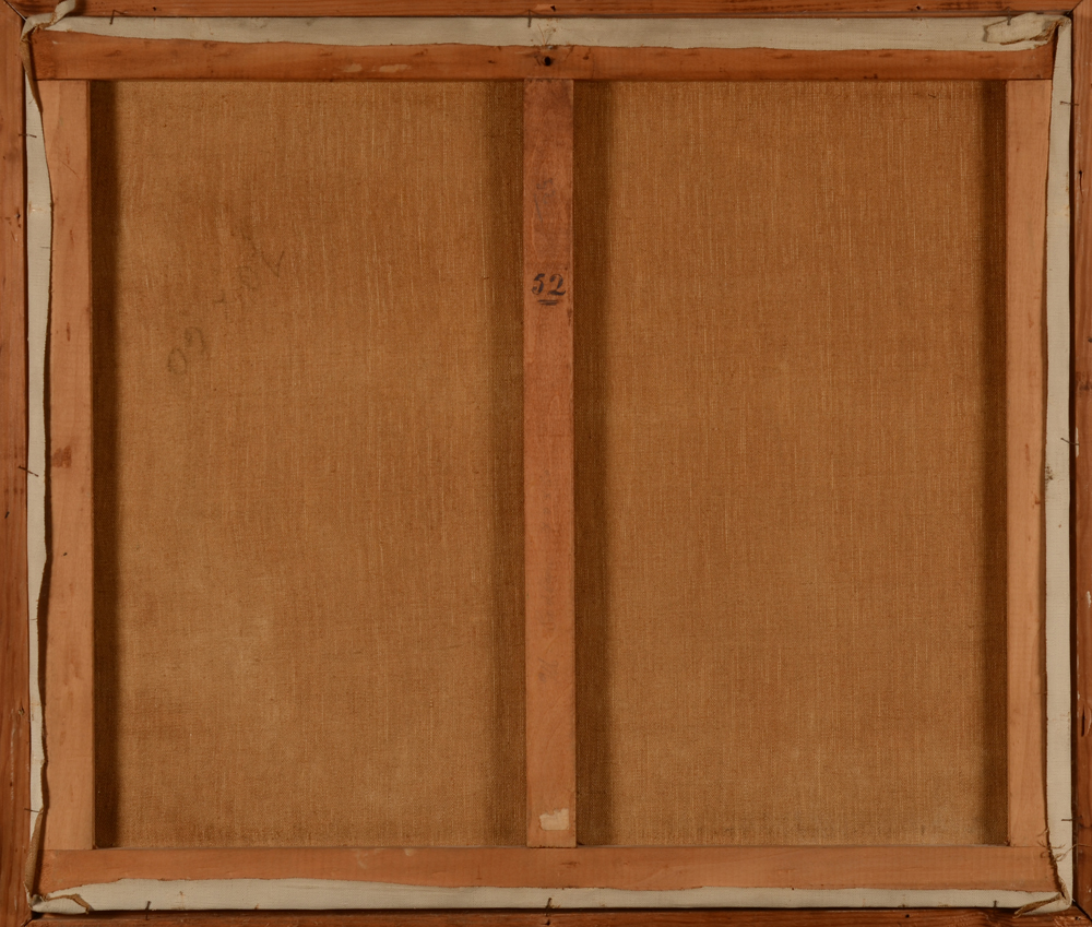 Oscar Coddron — Back of the canvas in good condition