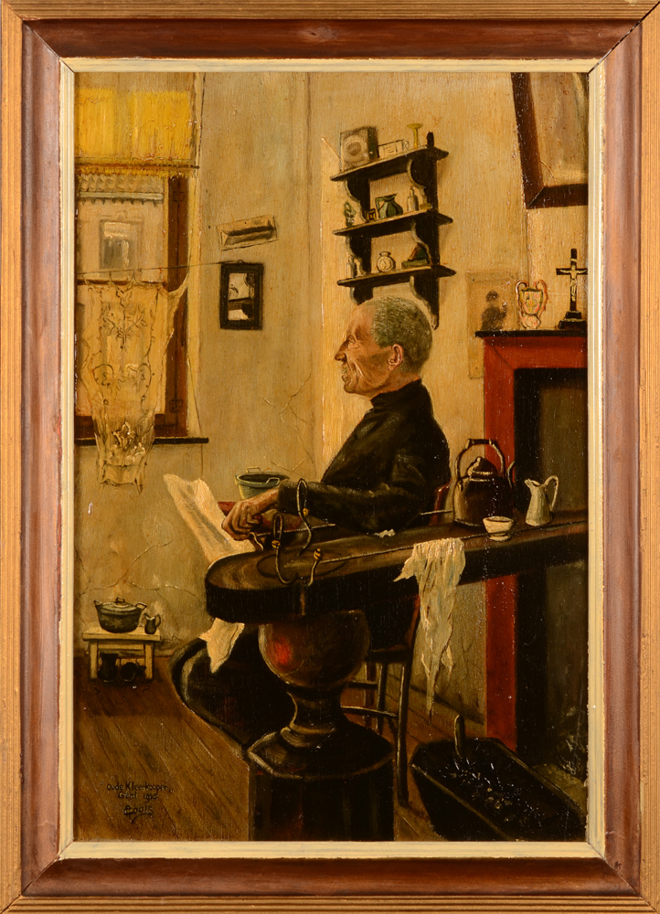 Ardouin Cools — The painting in its original frame