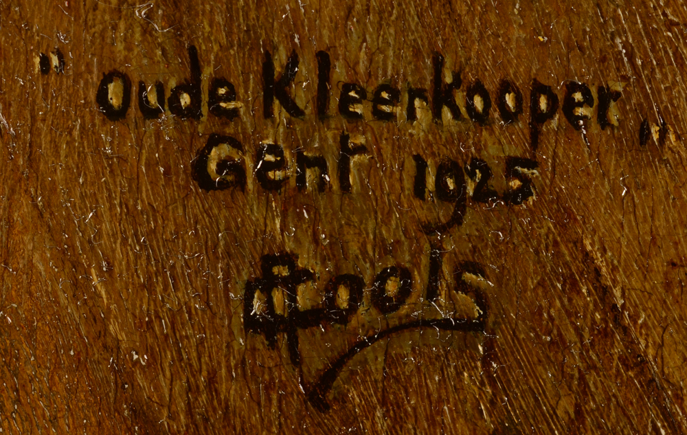 Ardouin Cools — title, localisation, date and signature of the artist
