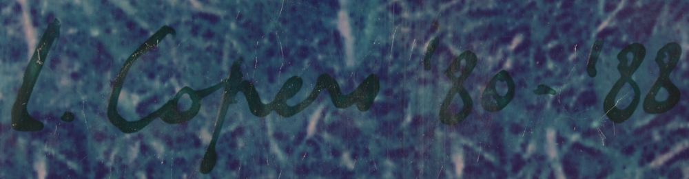 leo Copers The Nightingale in the Eglantier — Signature and date