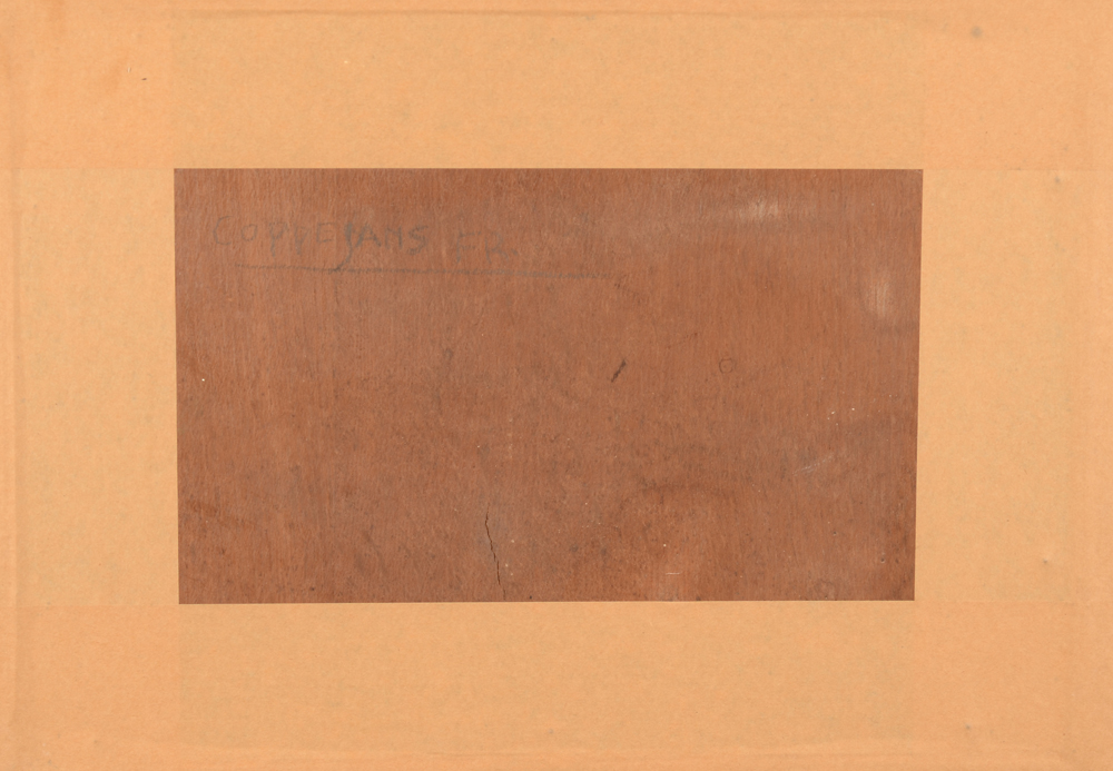 Frans Coppejans  — Back of the painting