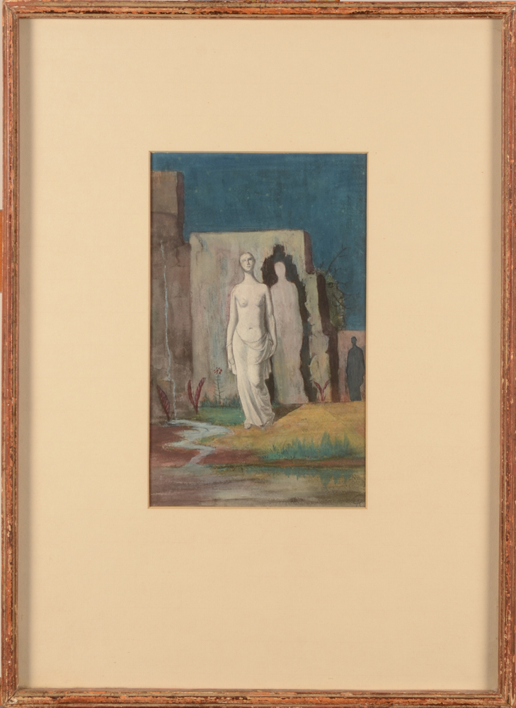 Karel Cornel — The gouache with frame