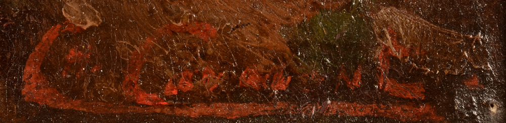 Charles Coumont Landscape Study — Signature