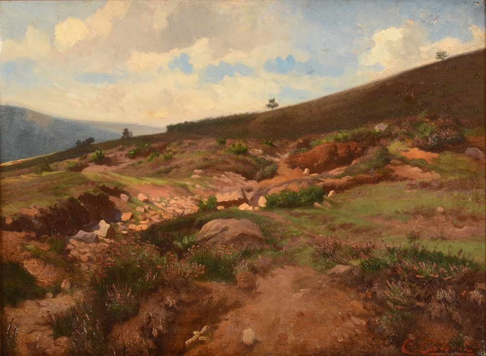 Charles Coumont Landscape Study — Paysage en France ou en Italie (?)