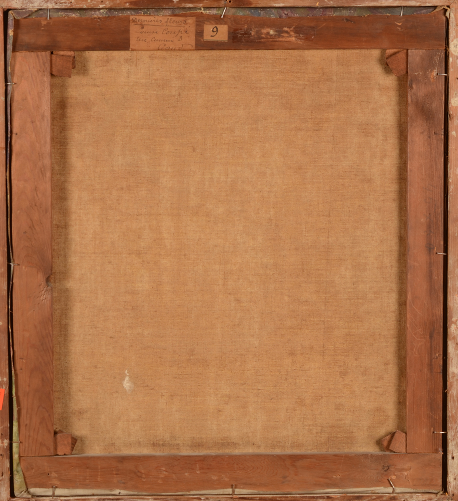 Louise Coupé — Back of the canvas