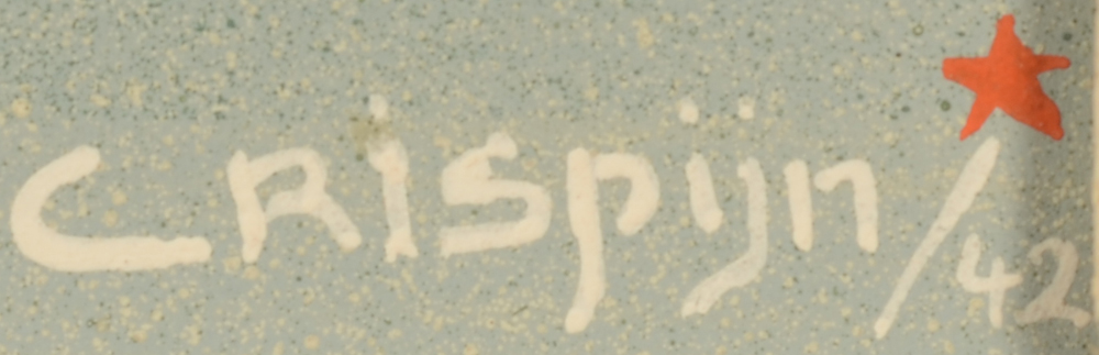 Emiel Octaaf Crispijn — Signature of the artist and date, bottom right