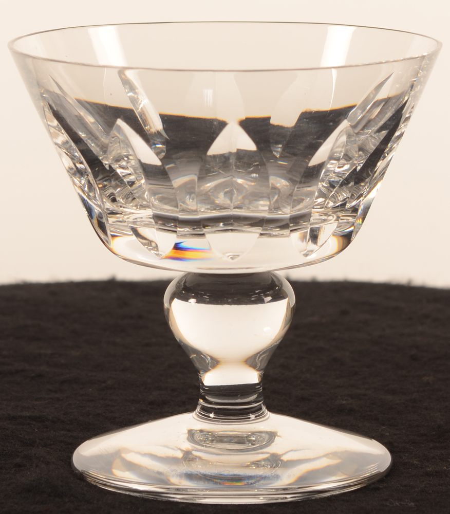 Cristallerie St-Louis Jersey coupe 100 — Cristallerie St-Louis, modele Jersey, coupe en cristal, hauteur 100 mm (quantity: available)