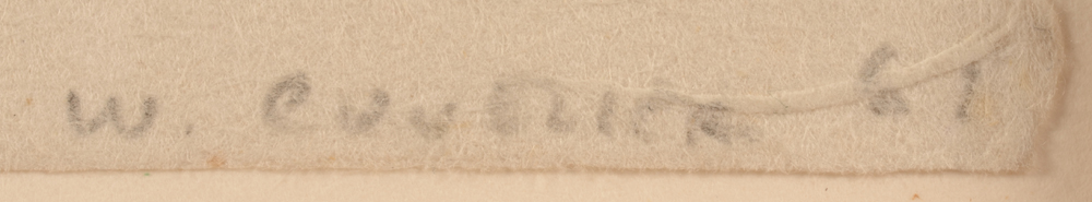 Werner Cuvelier — Signature of the artist and date, bottom right