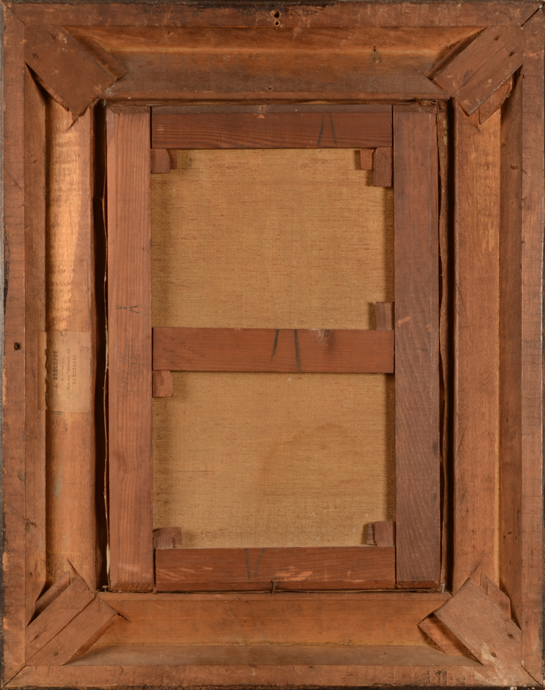 M. Daufresne de la Chevalerie — Back of the canvas
