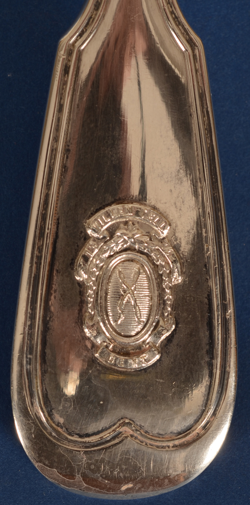 De Bist (Mechelen) — Detail of the emblem of Willem Tell