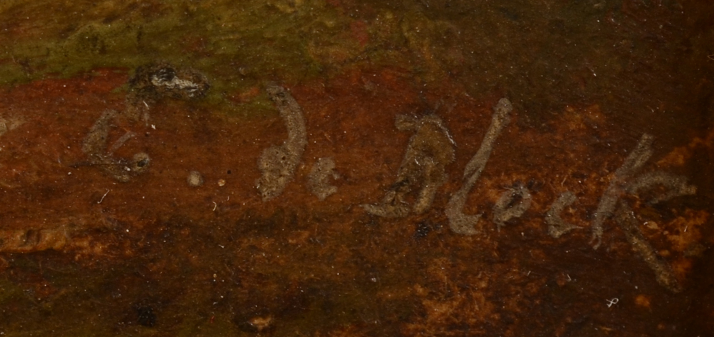 Eugène De Block — <p>Signature of the artist, bottom right</p>