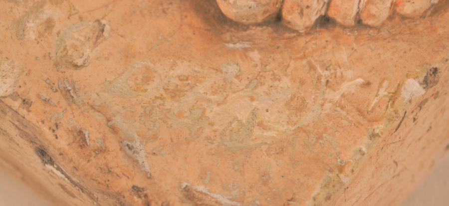 ?Charles De Brichy — Traces of the indsitinct signature on the base