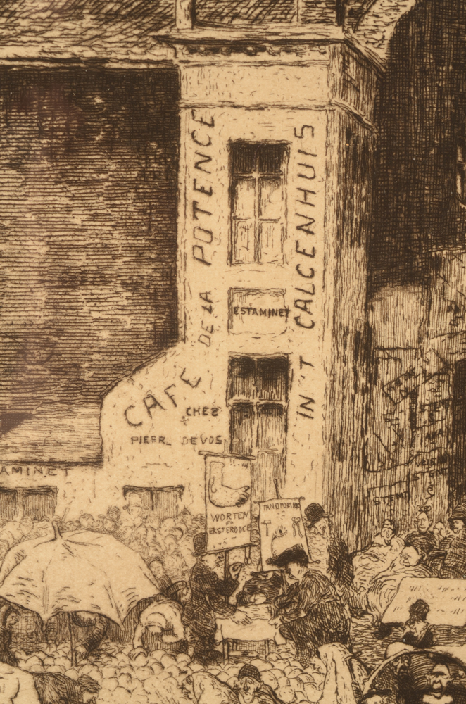 Jules De Bruycker — Detail of the Galgenhuis pub