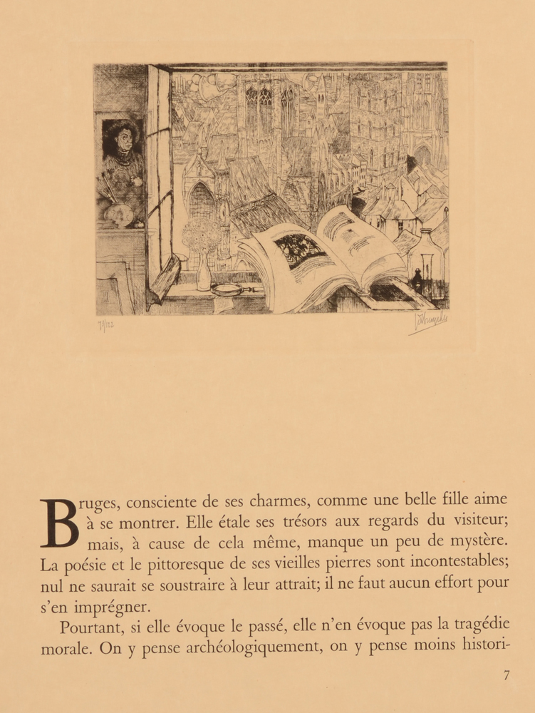 Jules De Bruycker — Beginning of the text by Gergoire le Roy