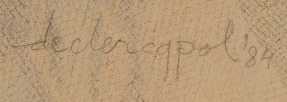 Pol De Clercq — <p>Signature of the artist, bottom right</p>