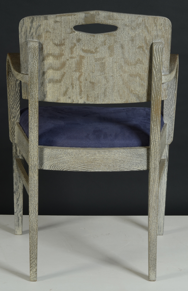 De Coene Freres — Back of the arm chair, note the grip at the top.