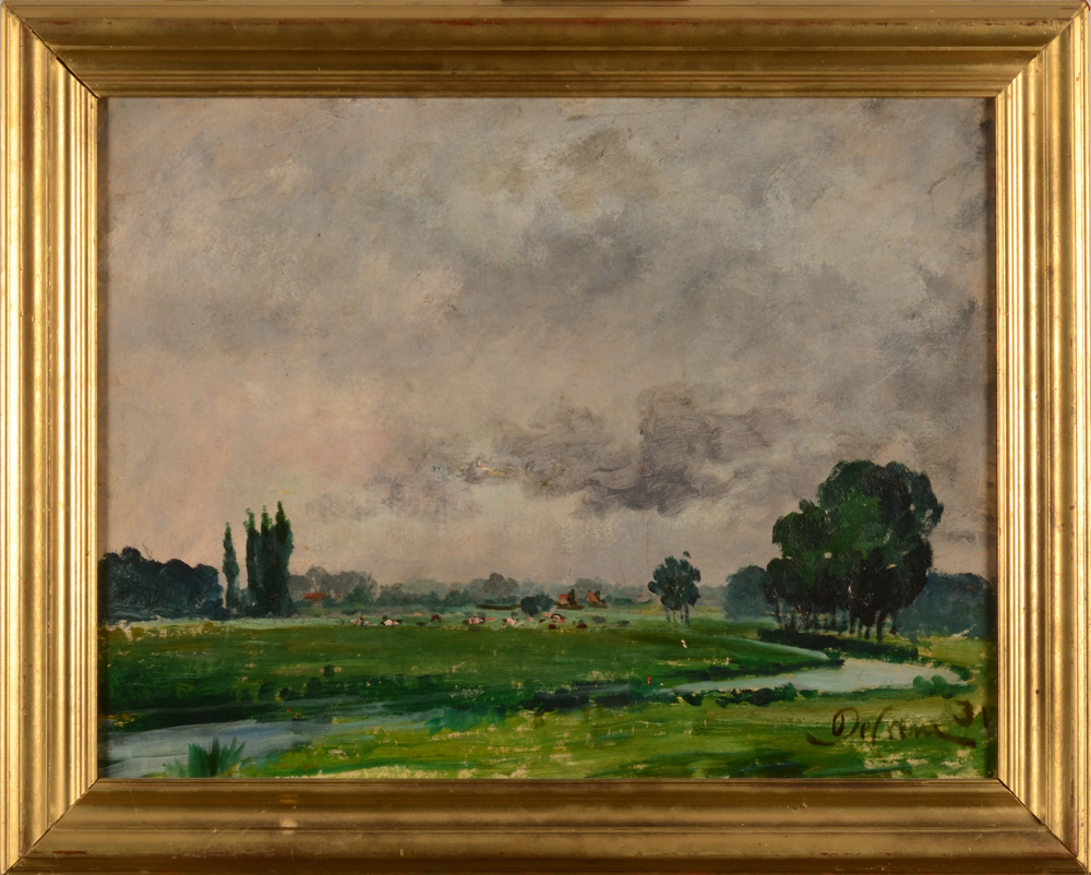 Jozef De Coene — the painting in its frame
