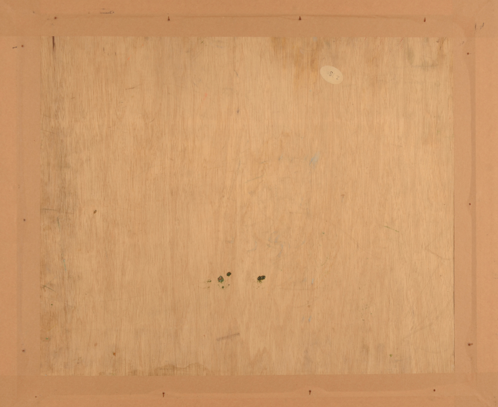 Jozef De Coene — Back of the panel