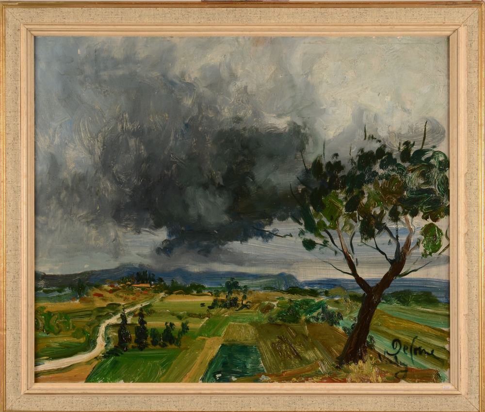 Jozef De Coene — the painting in its frame
