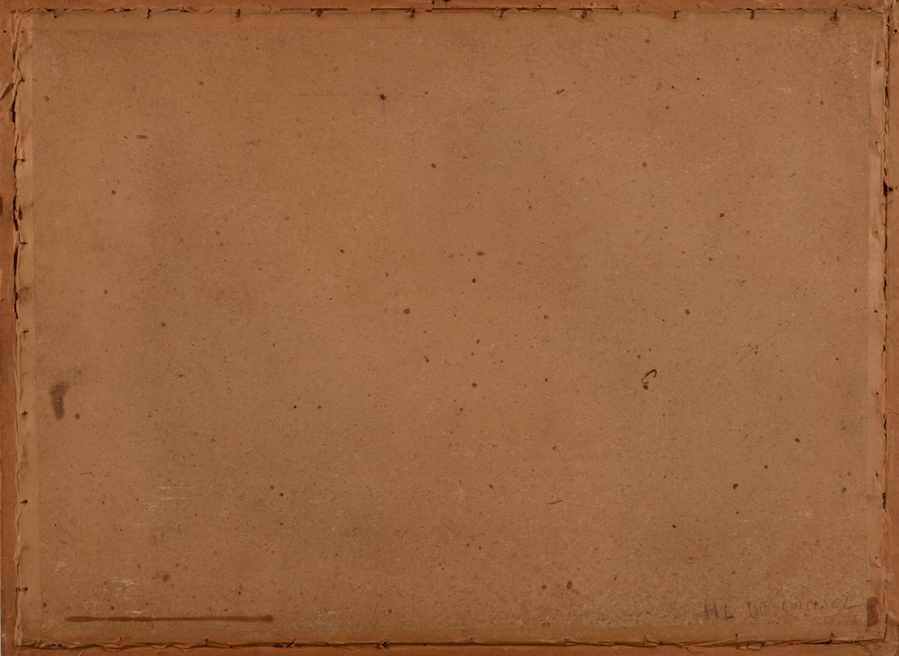 Herman Lucien de Cunsel — Back of the drawing