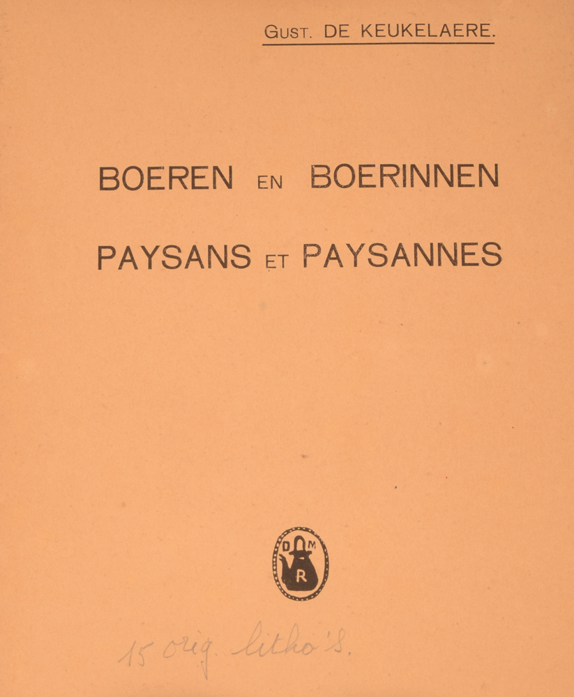 Gustave De Keukelaere — Title page of the book with portraits of farmers