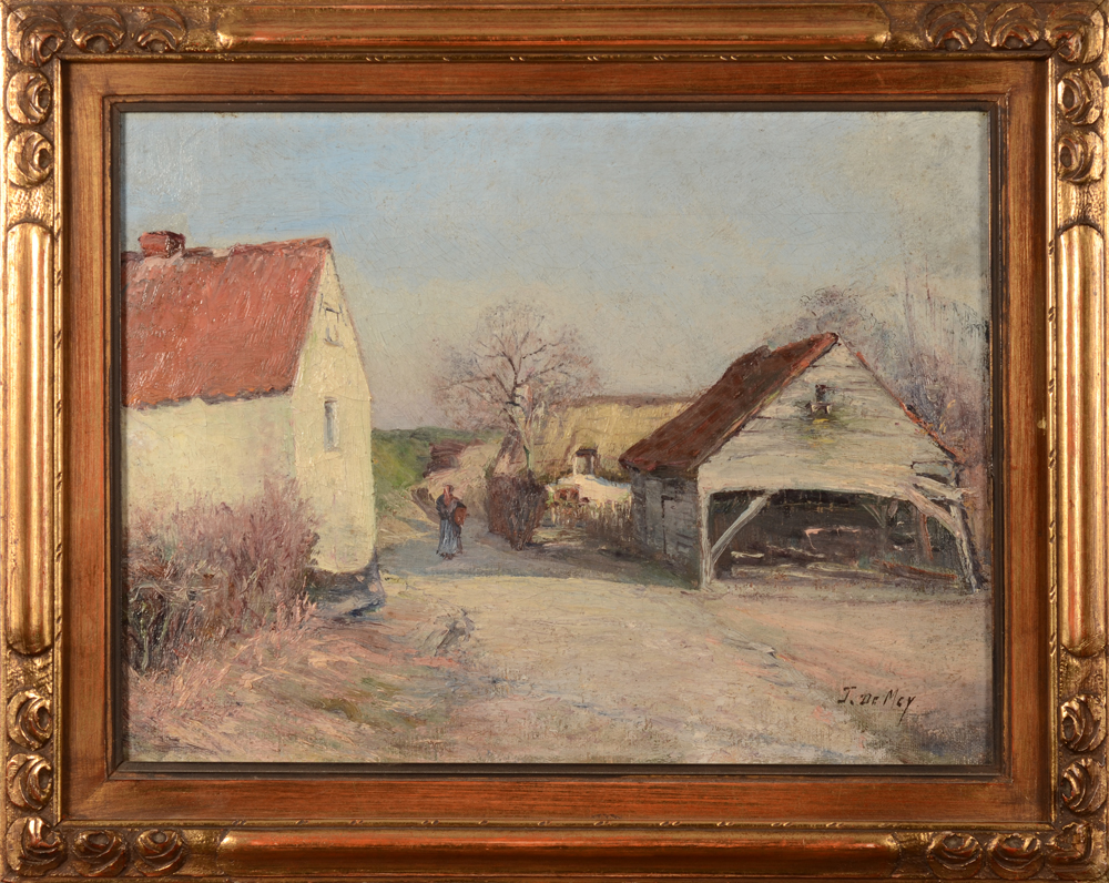 Jos De Mey — The painting in its frame