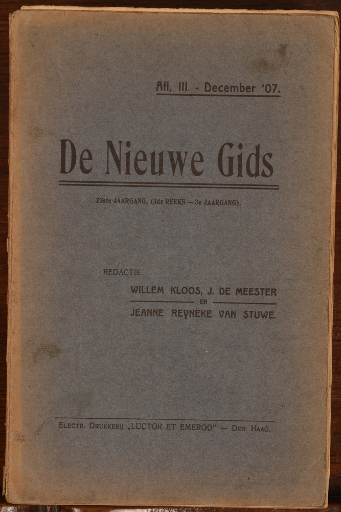 Een collectie litteraire tijdschriften — Een andere layout van het tijdschrift De Nieuwe Gids